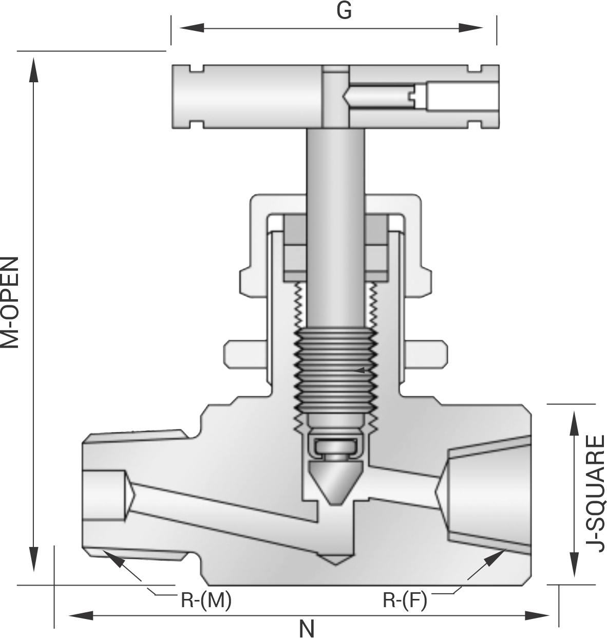 Needle Valve (Male x Female)